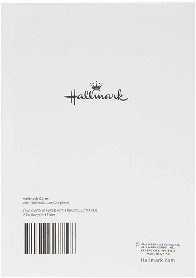 imageHallmark Baby Shower Card for Girl Pink Elephant Welcome New Baby Girl Congratulations