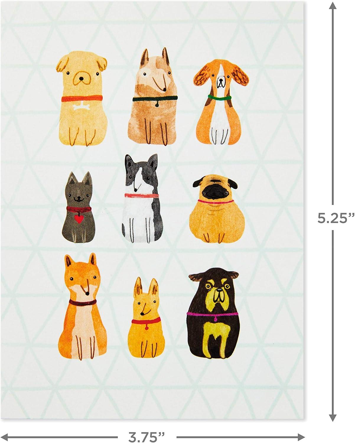 imageHallmark Blank Cards Assortment Dogs and Cats 36 Assorted Note Cards with EnvelopesDogs Cats