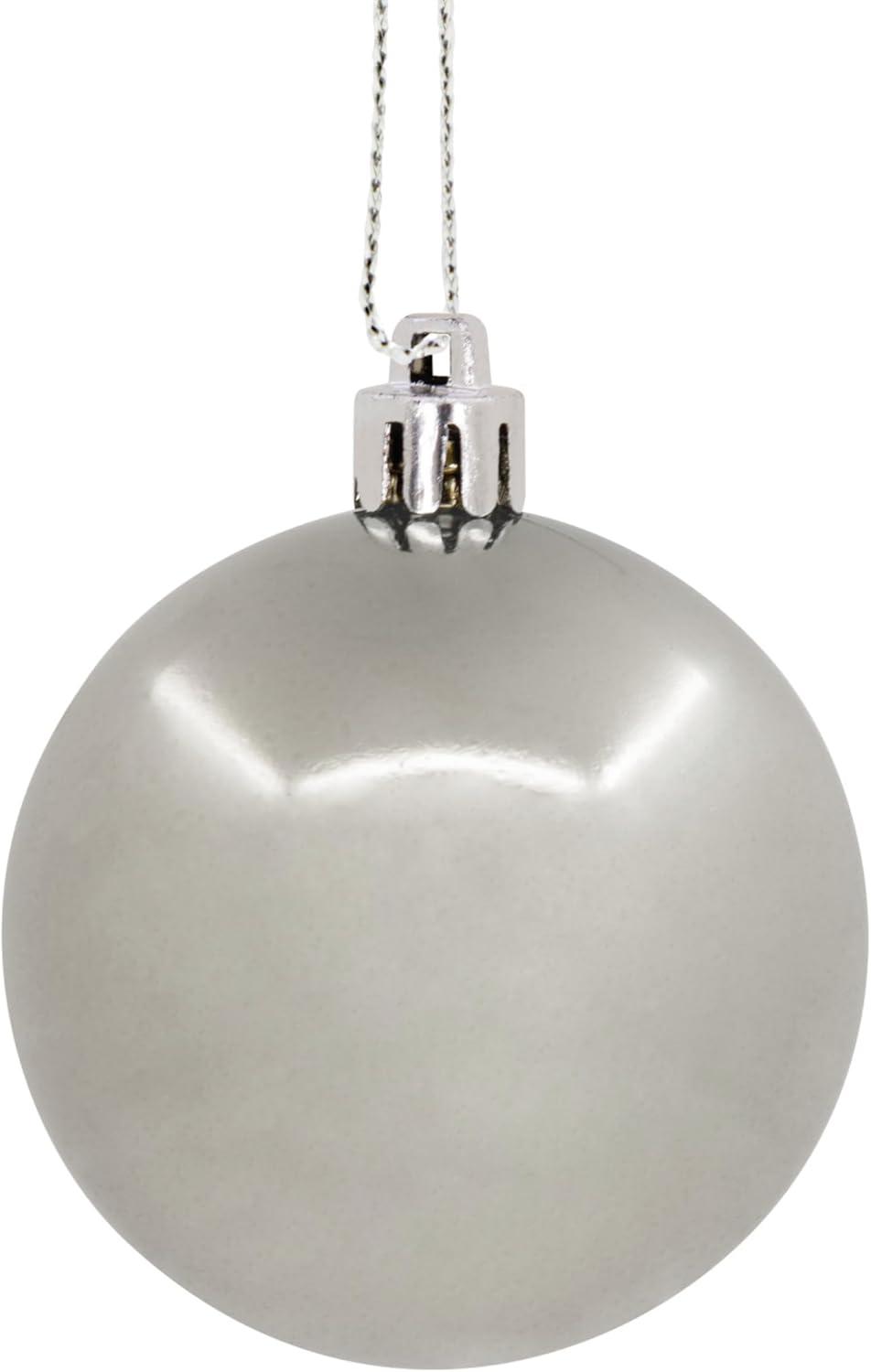 imageHallmark Blue Silver Christmas Balls Christmas Ornaments Set of 30Blue Silver White