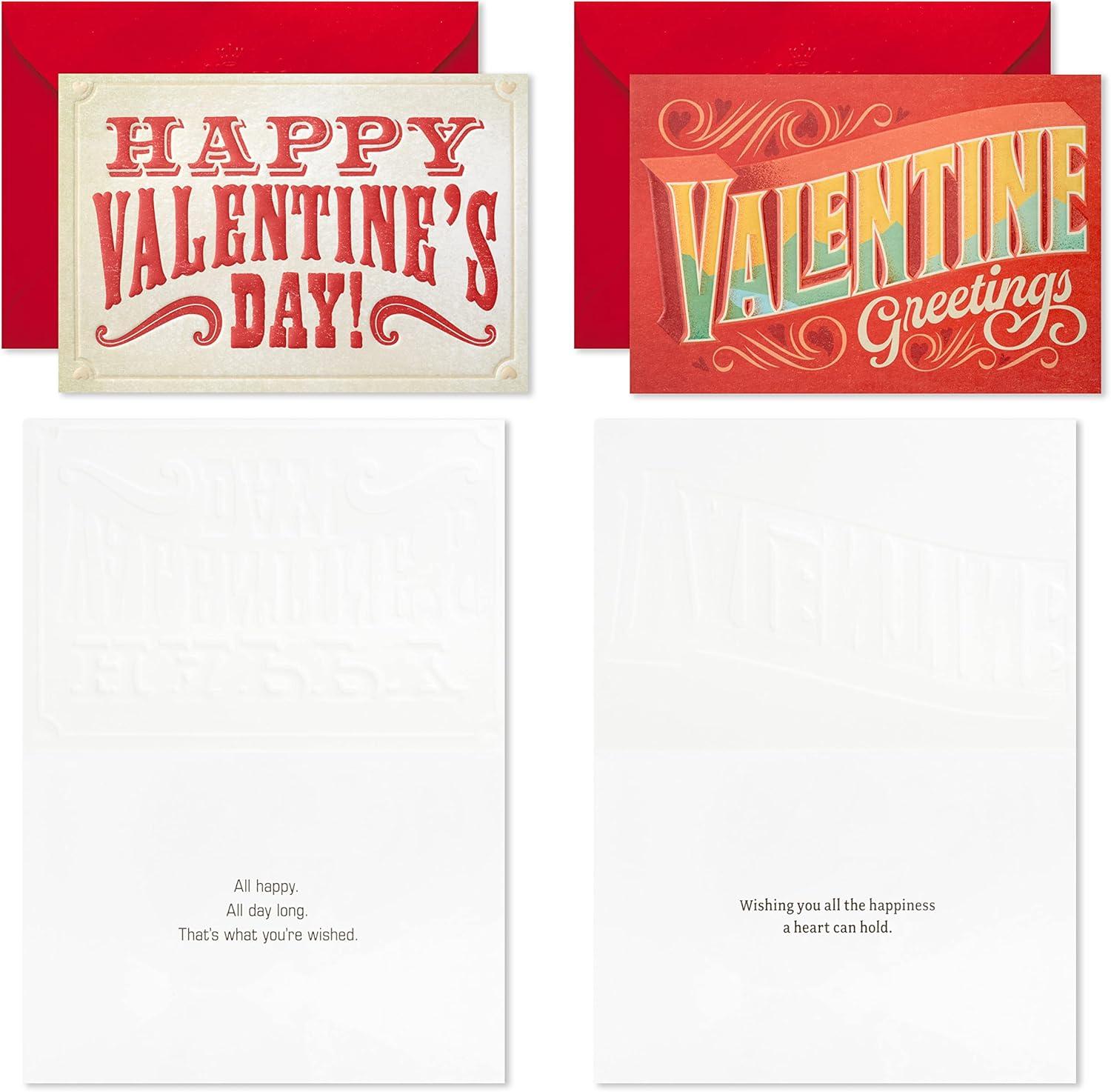imageHallmark Fathers Day Card Assortment 24 Cards with Envelopes 6 DesignsValentine Bold Type Card Assortment