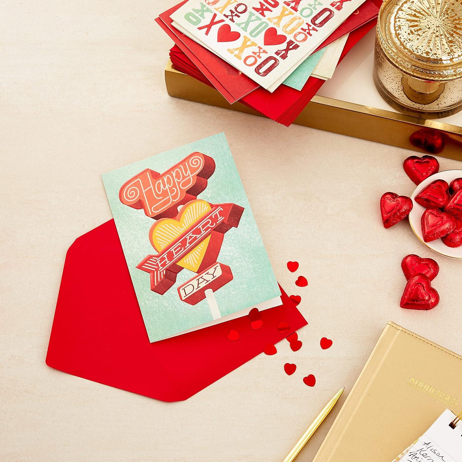 imageHallmark Fathers Day Card Assortment 24 Cards with Envelopes 6 DesignsValentine Bold Type Card Assortment