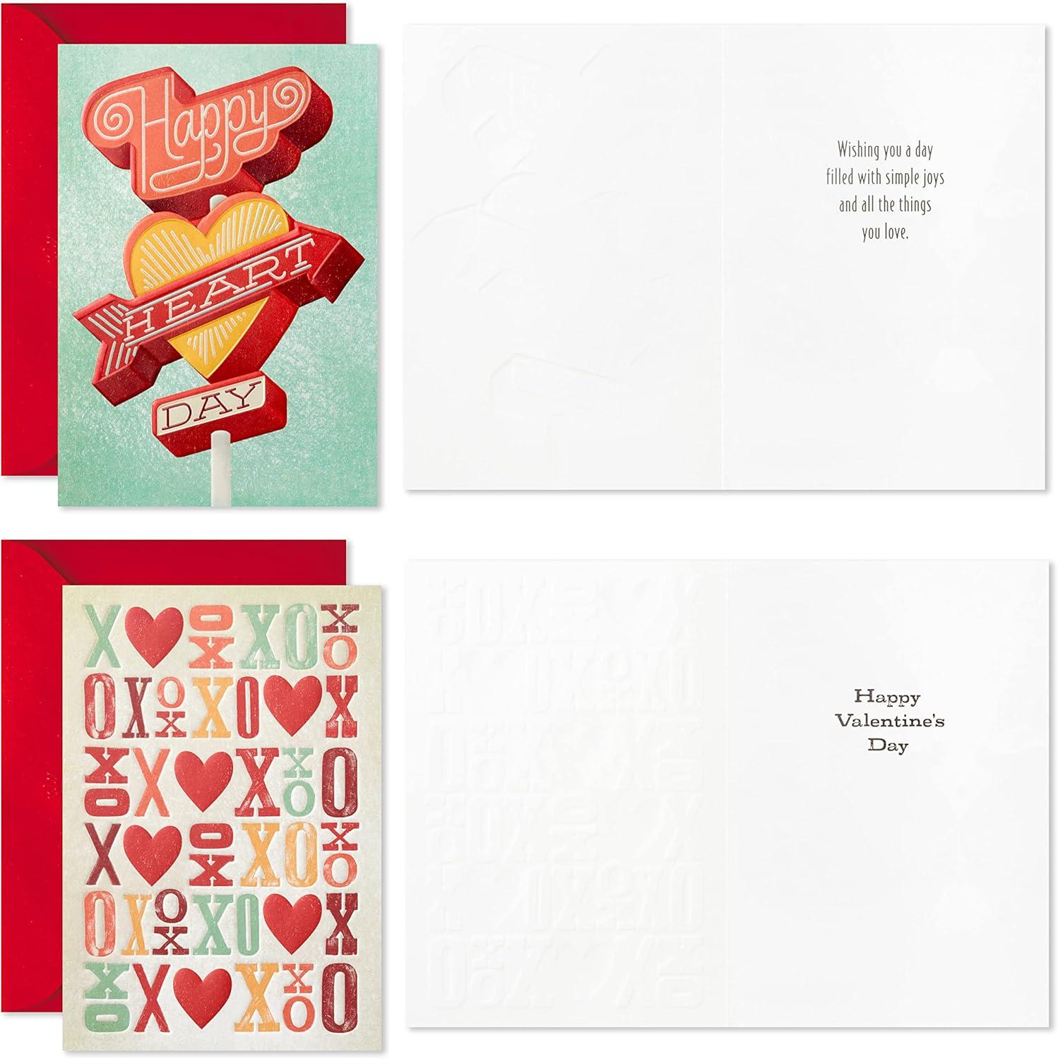 imageHallmark Fathers Day Card Assortment 24 Cards with Envelopes 6 DesignsValentine Bold Type Card Assortment