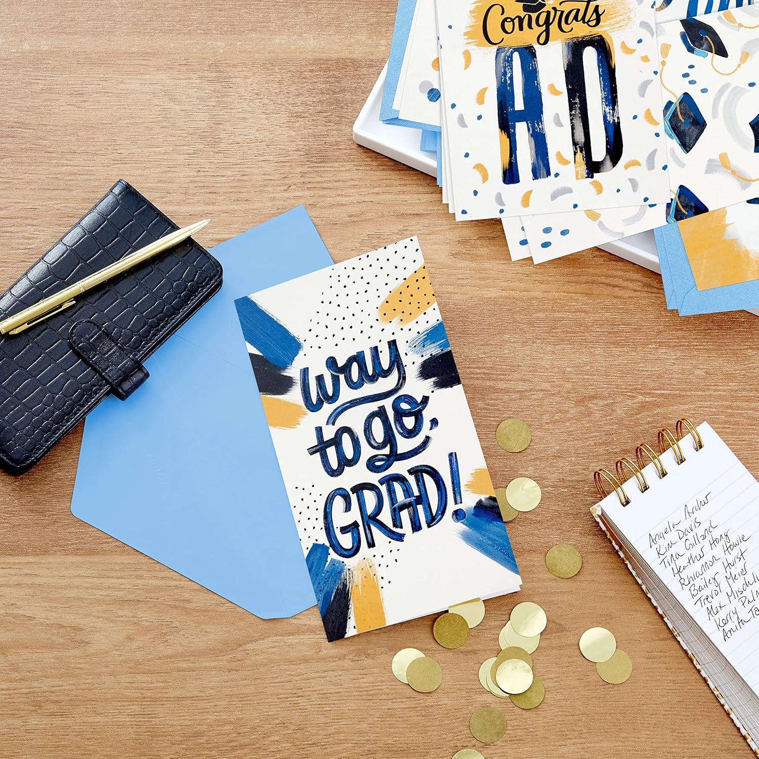 imageHallmark Graduation Money Holders or Gift Card Holders Assortment with Envelopes You Did It 36 Cards and EnvelopesYou Did It