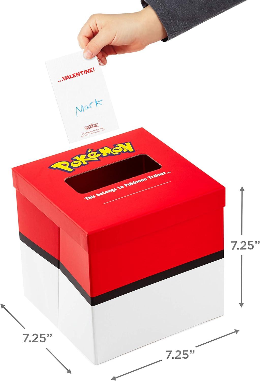 imageHallmark Justice League Valentines Day Cards and Mailbox for Kids School Classroom Exchange 1 Box 32 Valentine Cards 35 Stickers 1 Teacher CardPokemon