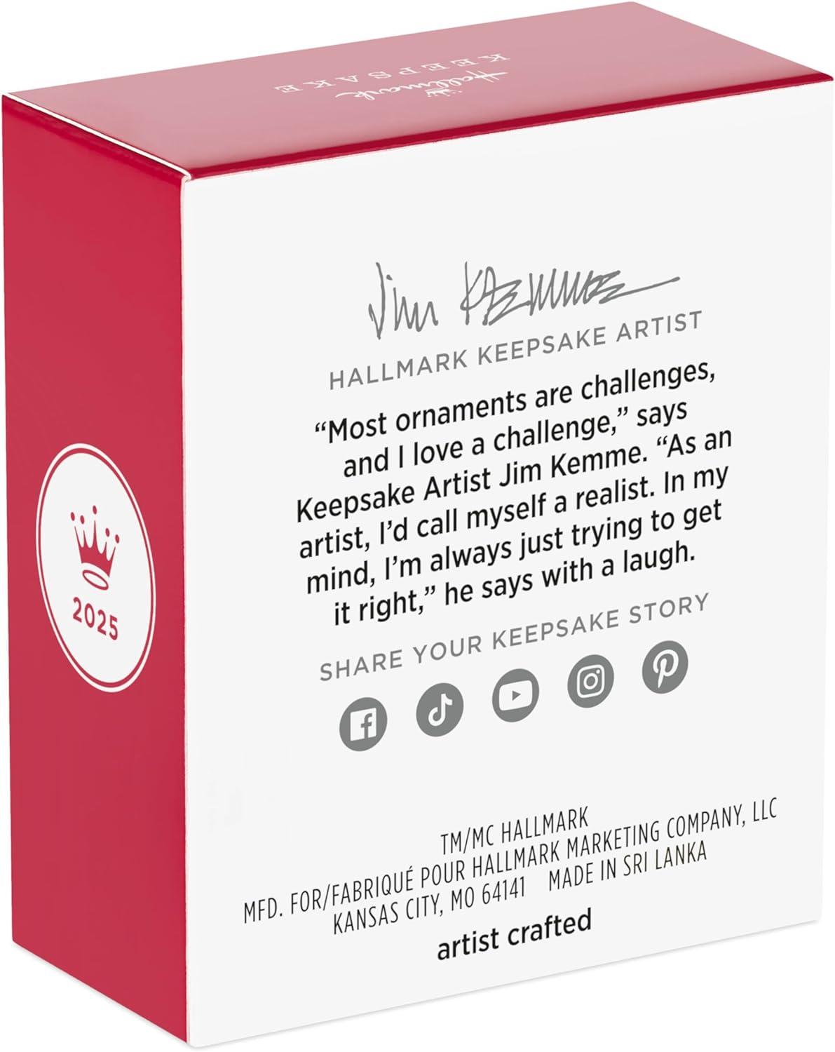 imageHallmark Keepsake 1quot Mini Christmas Ornament 2025 Peanuts Winter Fun with Snoopy Gifts for Peanuts FansPeanuts Gang Playing Catch