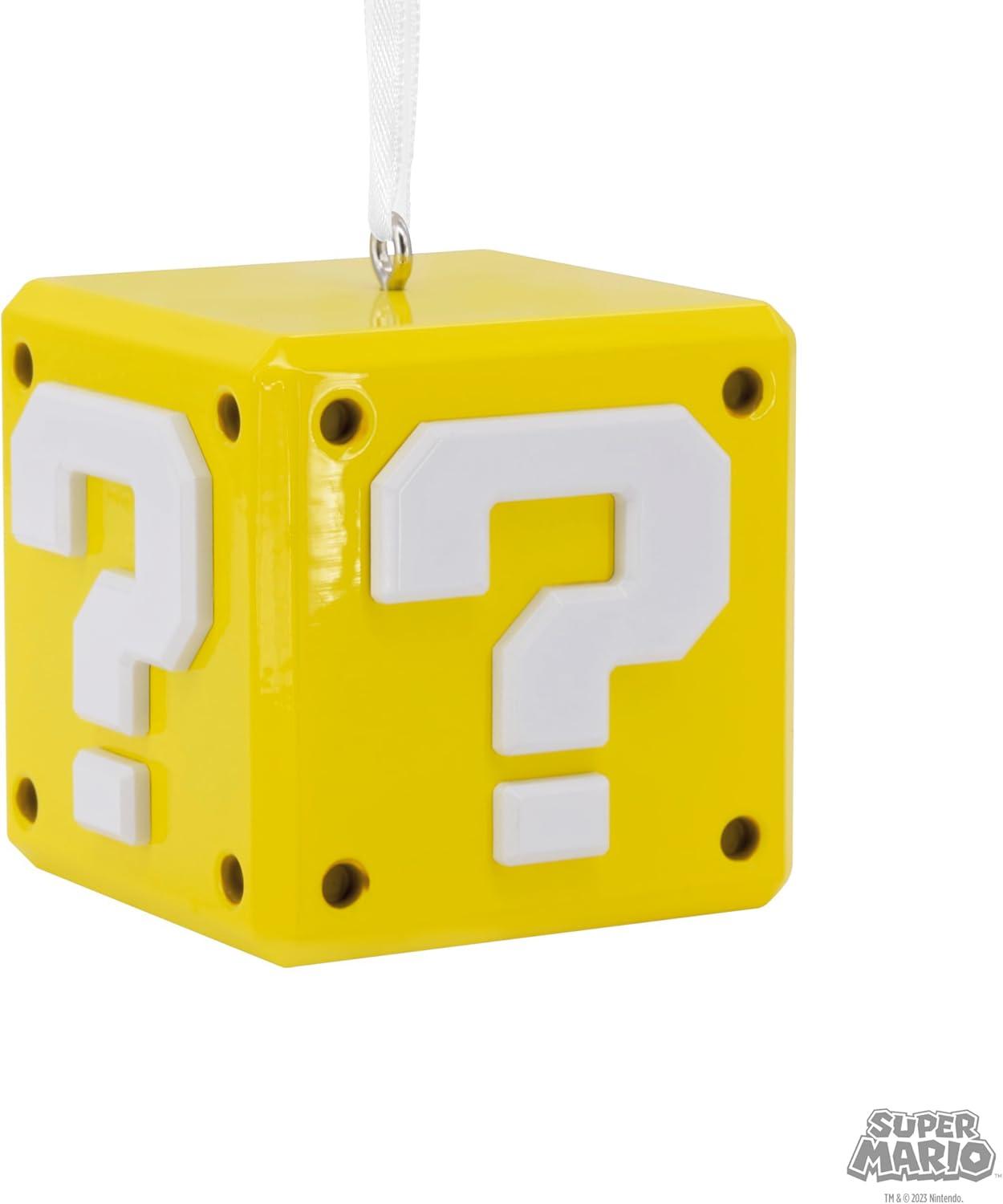 imageHallmark Nintendo Super Mario Yoshi Christmas OrnamentQuestion Box