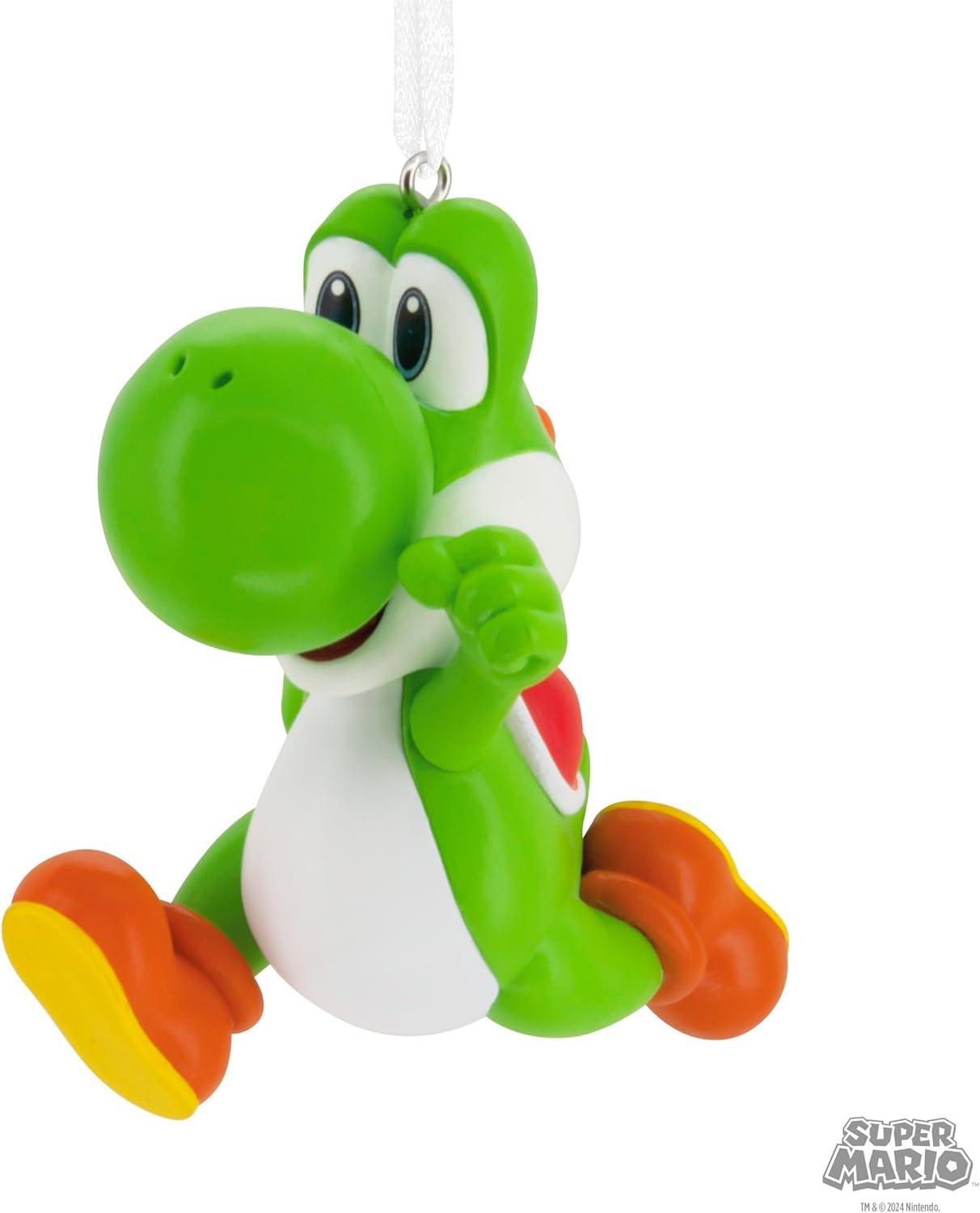 imageHallmark Nintendo Super Mario Yoshi Christmas OrnamentYoshi