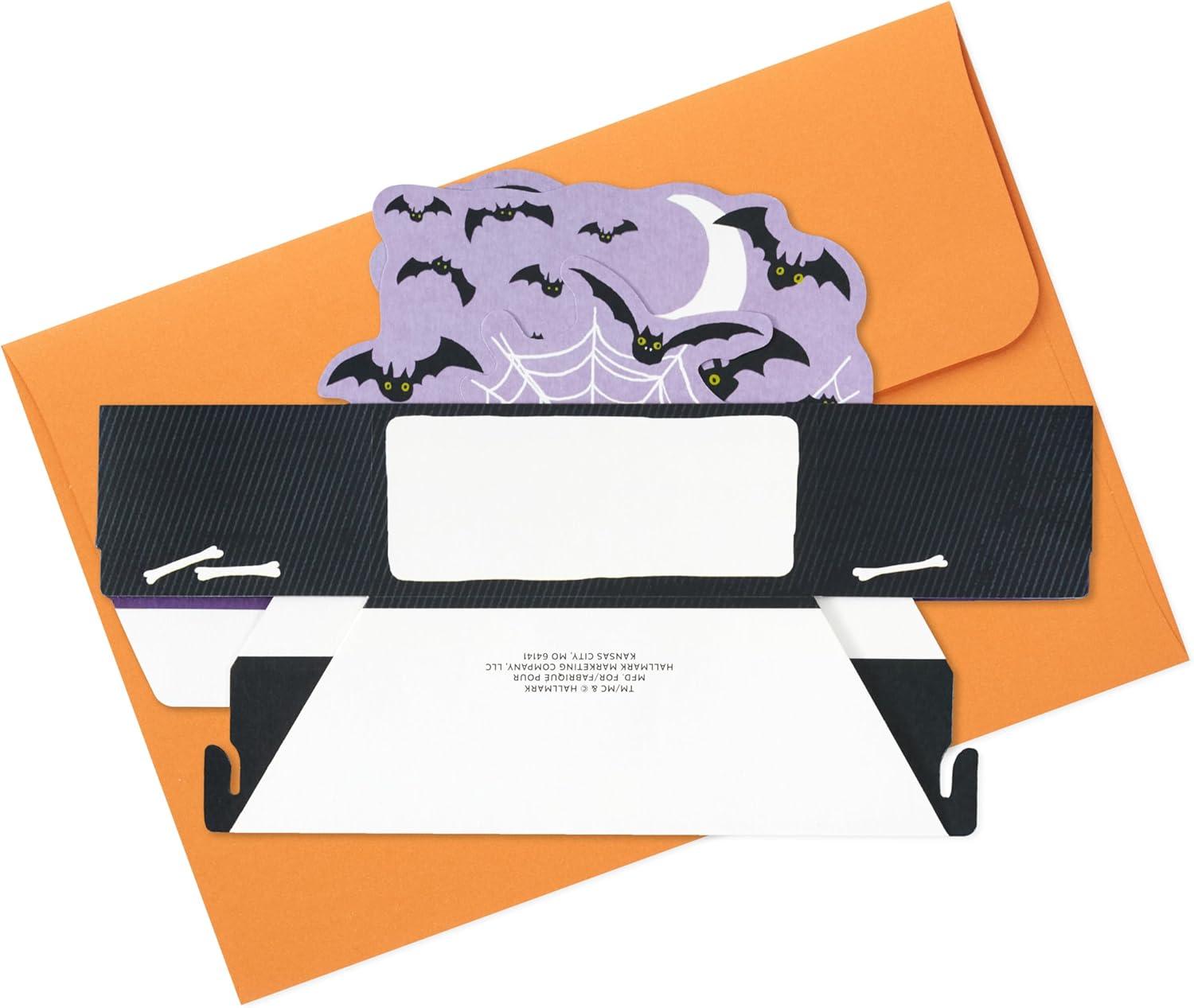 imageHallmark Paper Wonder Halloween Pop Up Card Cat and PumpkinHappy Hallowiener