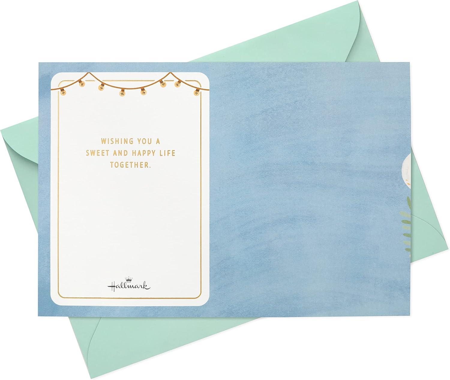 imageHallmark Paper Wonder Pop Up Wedding Card Mr and MrsBlue