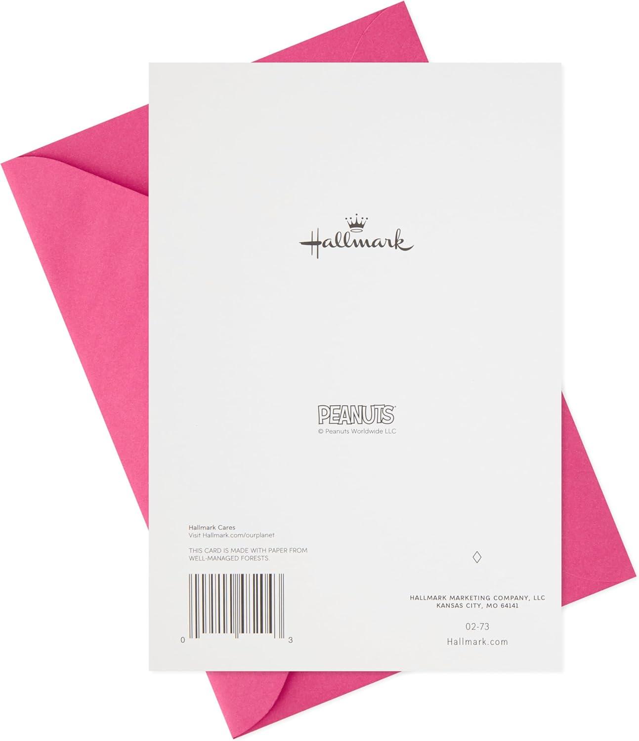 imageHallmark Peanuts Mothers Day Card Snoopy with FlowersSnoopy with Flowers