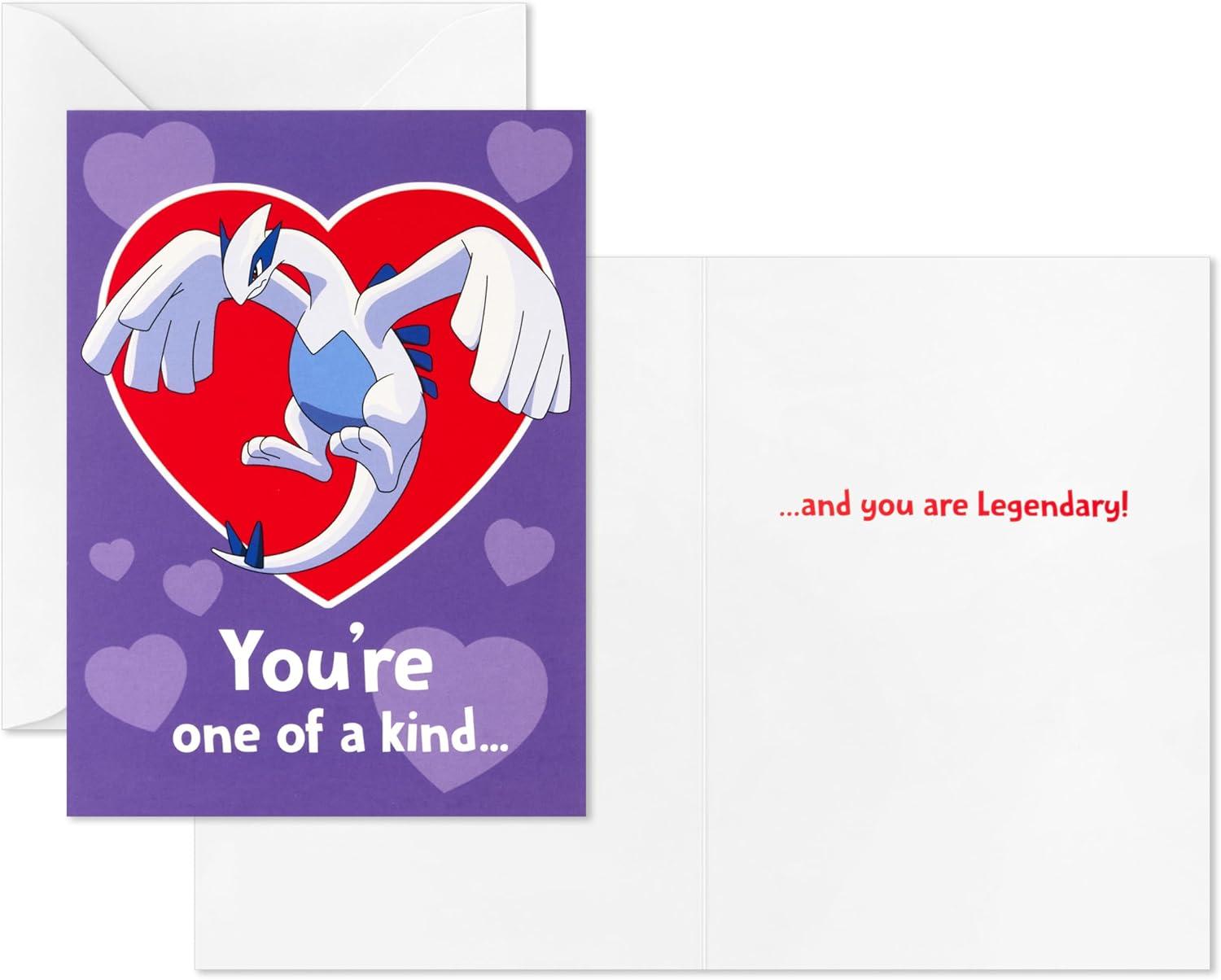 imageHallmark Pokmon Valentines Day Cards for Kids School Pikachu Bulbasaur Charmander Squirtle 12 Blank Classroom Valentines with EnvelopesValentines Day Cards with Mailbox