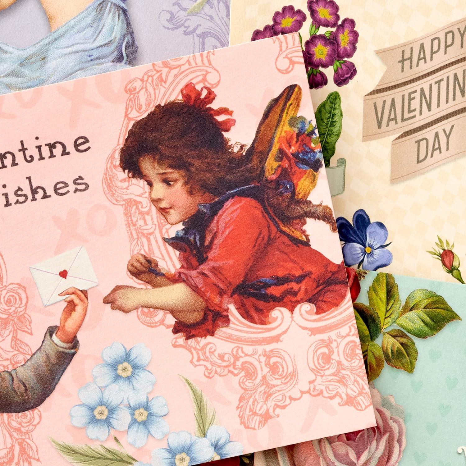 imageHallmark Twas the Night Before Christmas Card Assortment with Keepsake Box 12 Cards with EnvelopesArchival Valentine Book with Cards