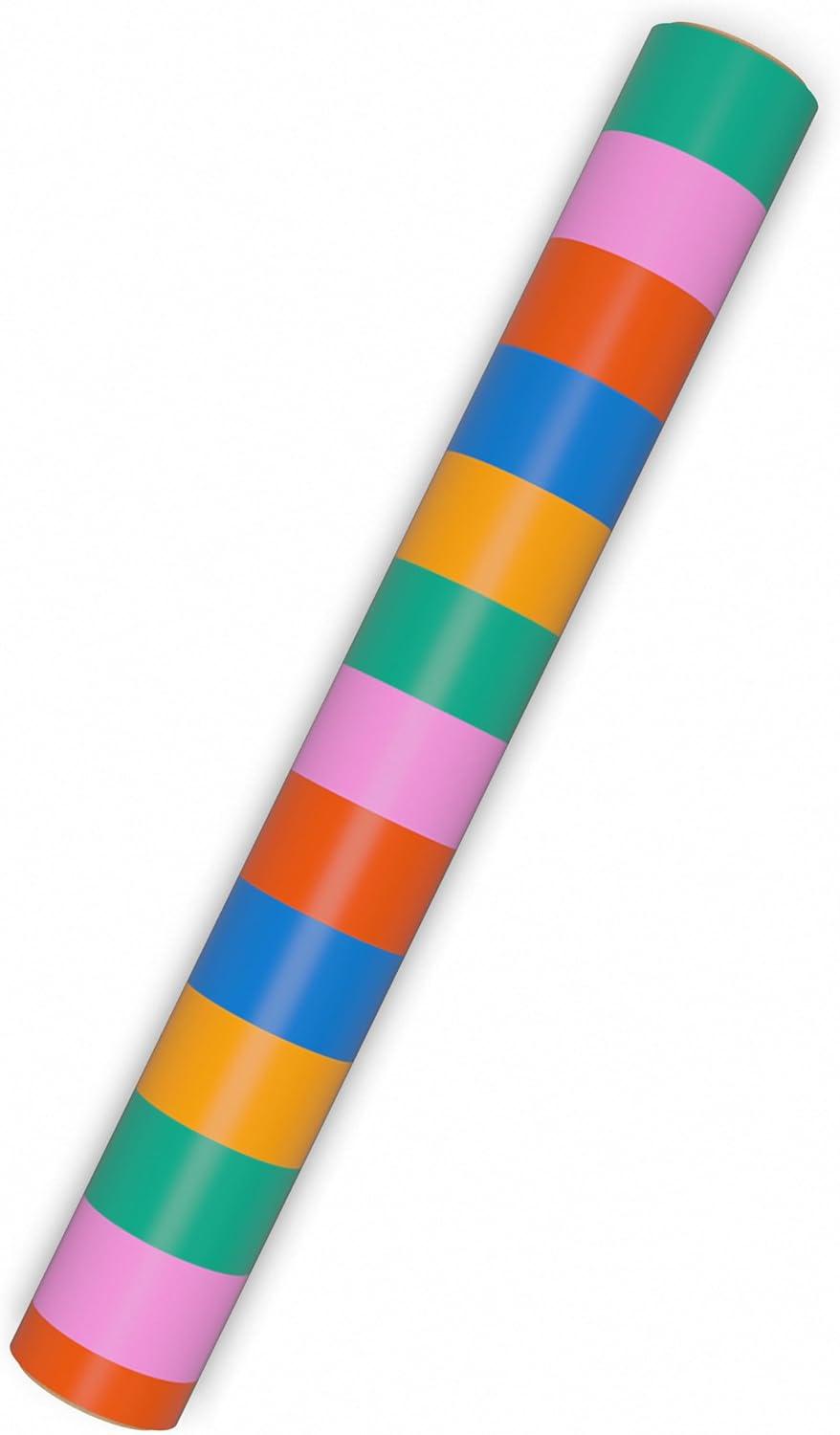 imageHallmark Wrapping Paper Mini Roll Rainbow Polka Dot for Birthdays Baby Showers Graduations Any Occasion 40 Sq FtStripes