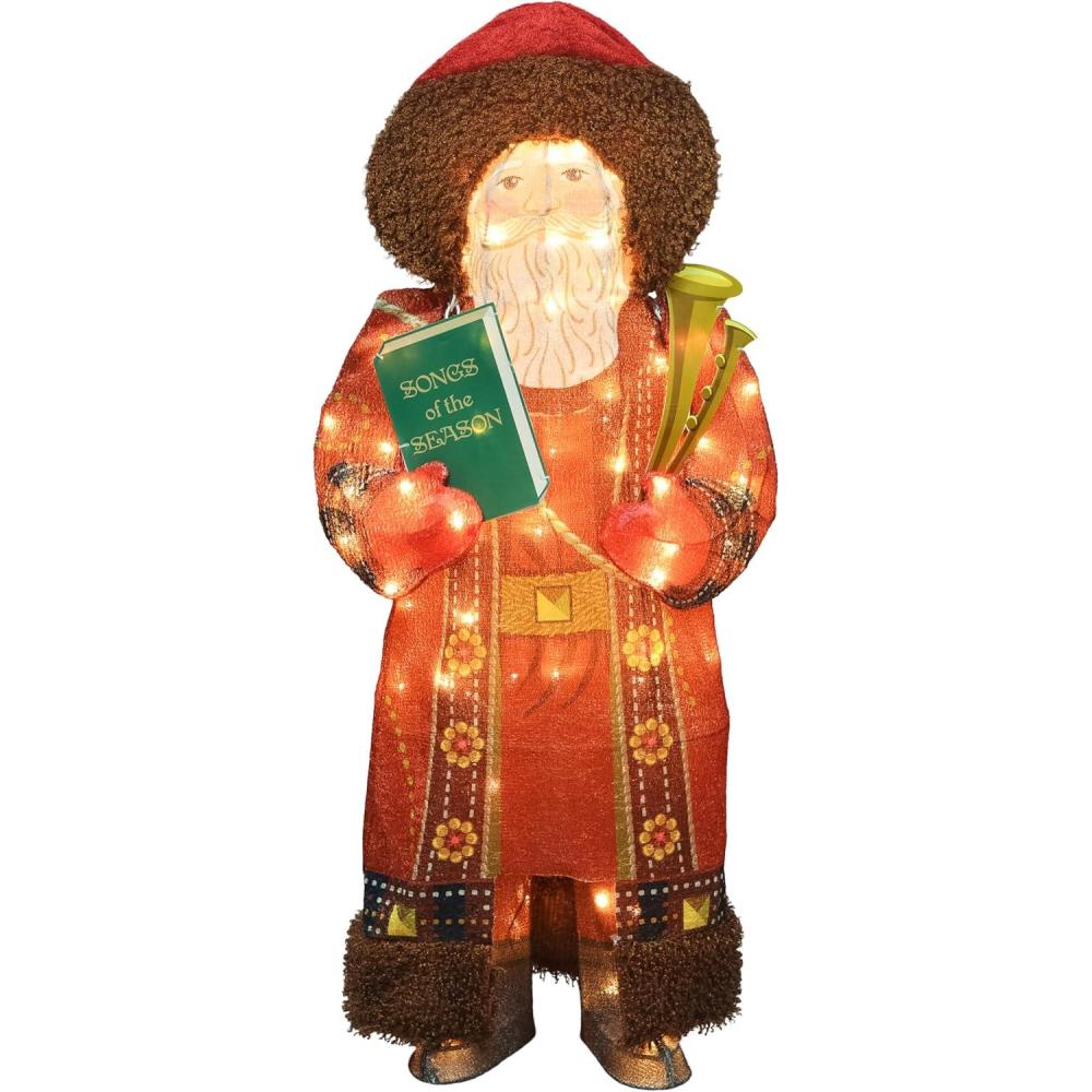 image36 Inch Hallmark Keepsakes Father Christmas Holiday Outdoor LED Yard Decor