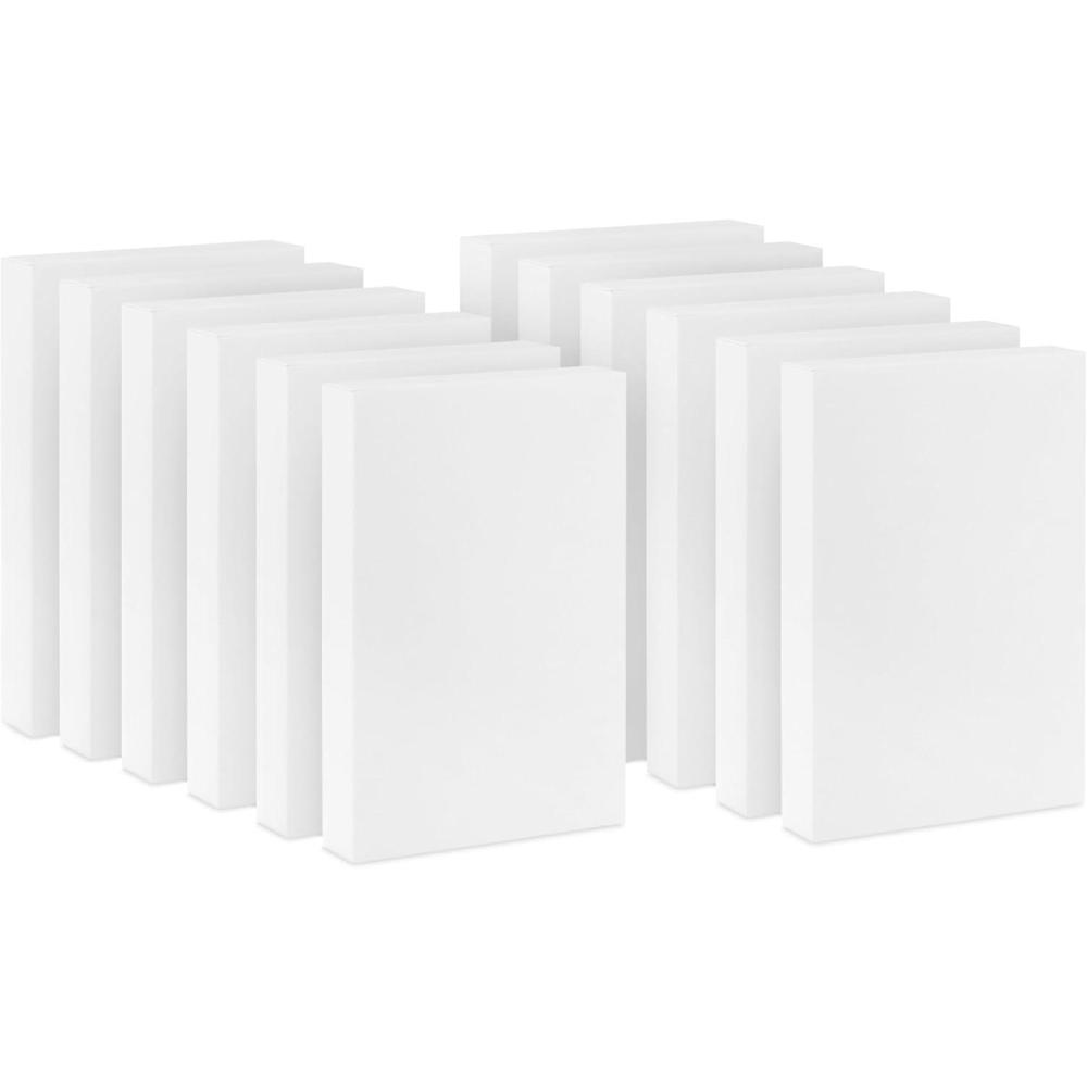 imageHallmark 14quot Medium Gift Boxes with Lids 12 White Shirt Boxes for Christmas Birthdays Holidays1 Count Pack of 8