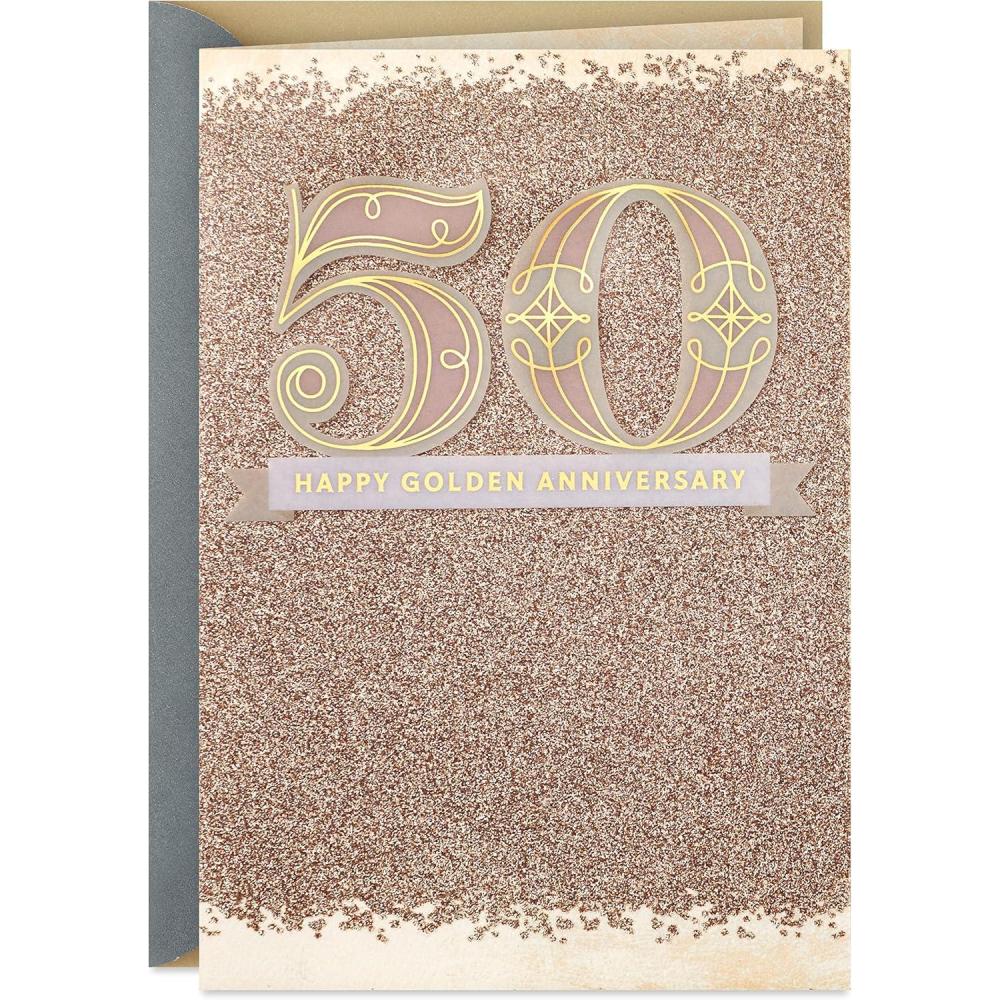 imageHallmark 50th Anniversary Card Golden AnniversaryGolden Anniversary