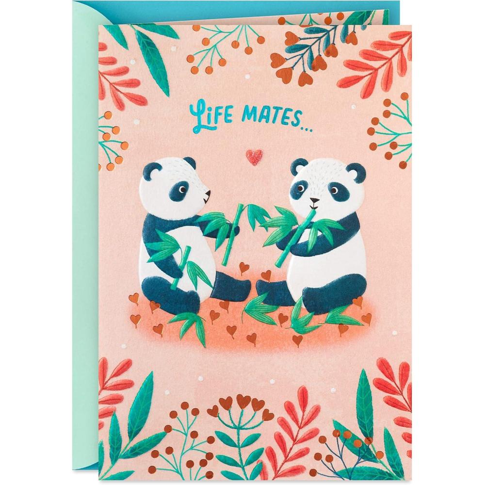 imageHallmark Anniversary Card Soul Mates PandasSoul Mates  Pandas