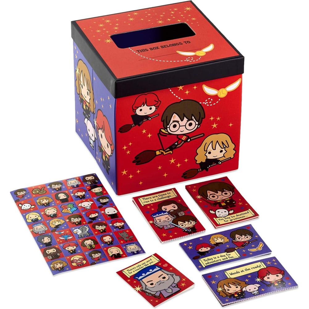 imageHallmark Barbie Valentines Day Cards and Mailbox for Kids School Classroom Exchange 1 Box 32 Valentine Cards 1 Teacher CardHarry Potter