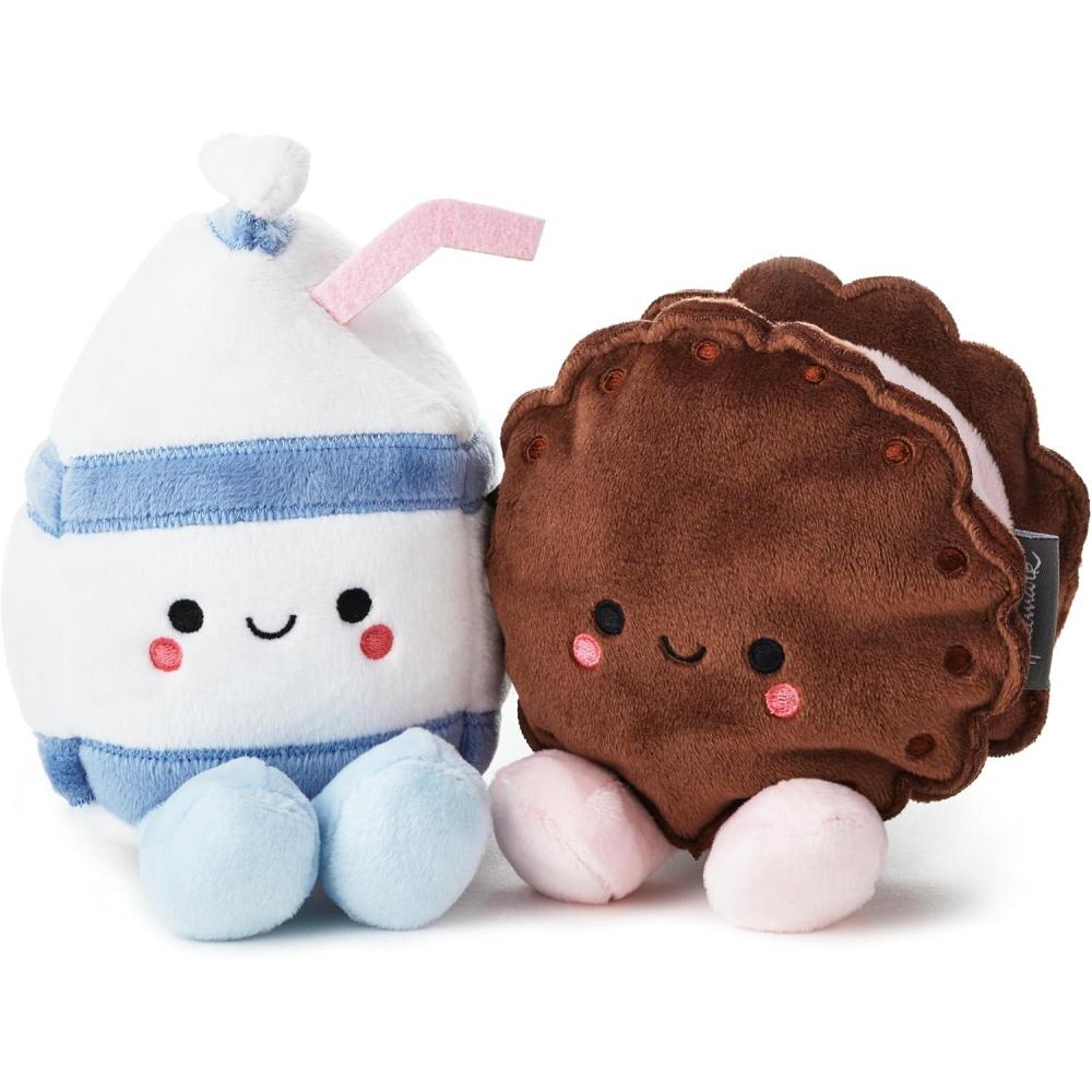 imageHallmark Better Together Disney Magnetic Plush Toy Winnie The Pooh and Piglet 5quot Stuffed Toys Gifts for Kids and FansMilk and Cookie