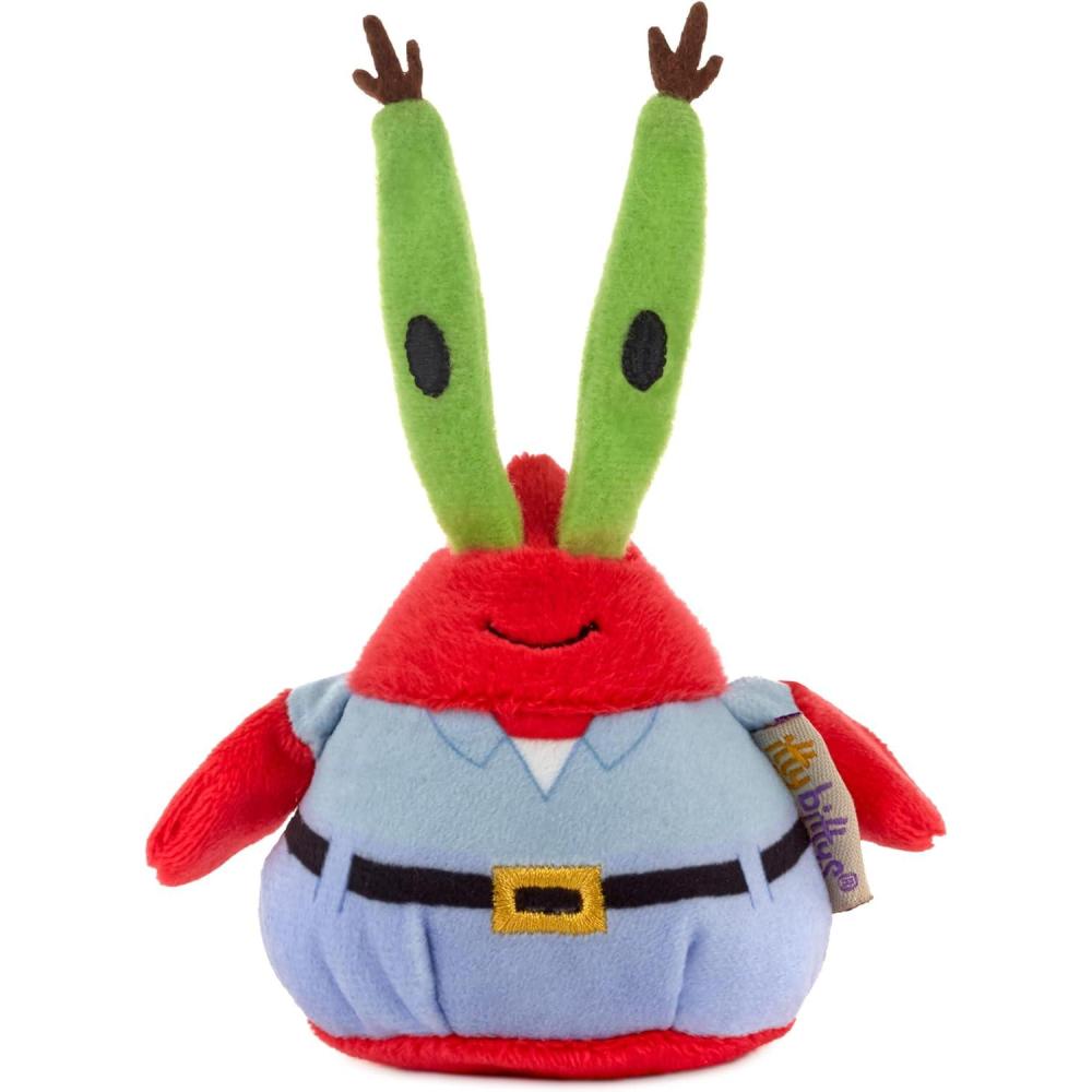 imageHallmark Better Together Nickelodeon Magnetic Plush Spongebob and Patrick 575quot Stuffed Toys Easter Gifts for KidsMr Krabs