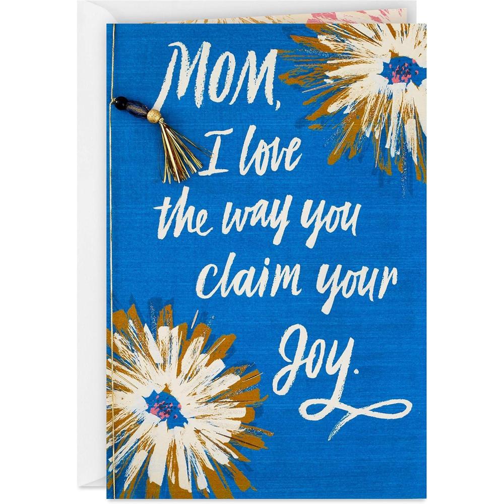 imageHallmark DaySpring Religious Mothers Day Card for Mom Kindness Beauty Grace LoveClaim Your Joy