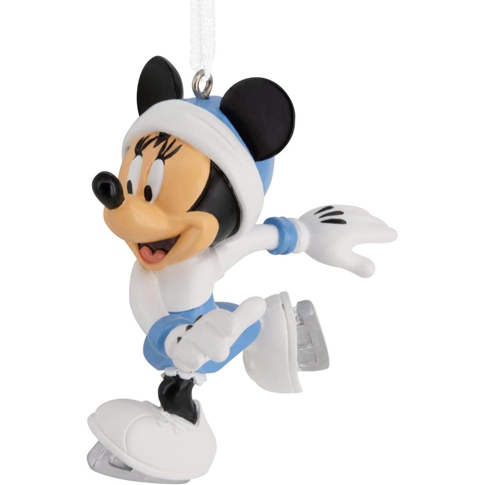 imageHallmark Disney Minnie Mouse Ice Skating Christmas Ornament Gifts for Disney Fans