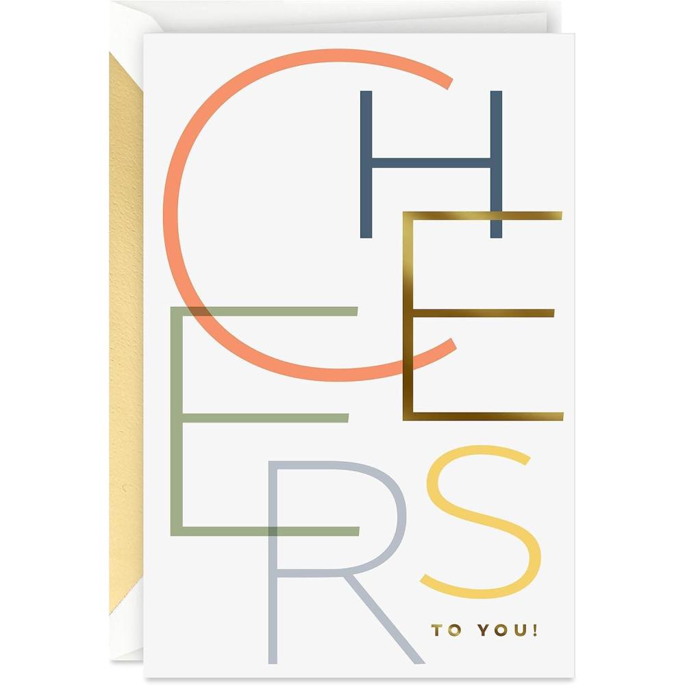 imageHallmark Dr Seuss Congratulations Card or Graduation Card Oh the Places Youll Go Signature CardChampagne