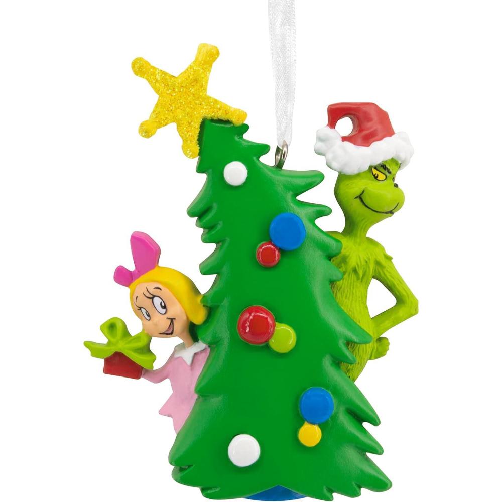 imageHallmark Dr Seusss How the Grinch Stole Christmas Grinch With Cindy Lou Who Christmas Ornament