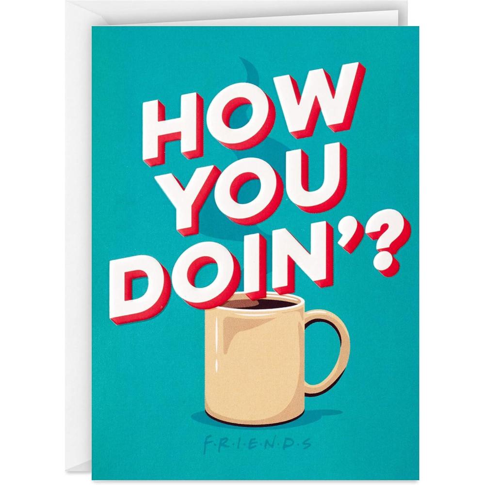 imageHallmark Friends All Occasion Cards 20 Blank Cards with Envelopes How You Doin