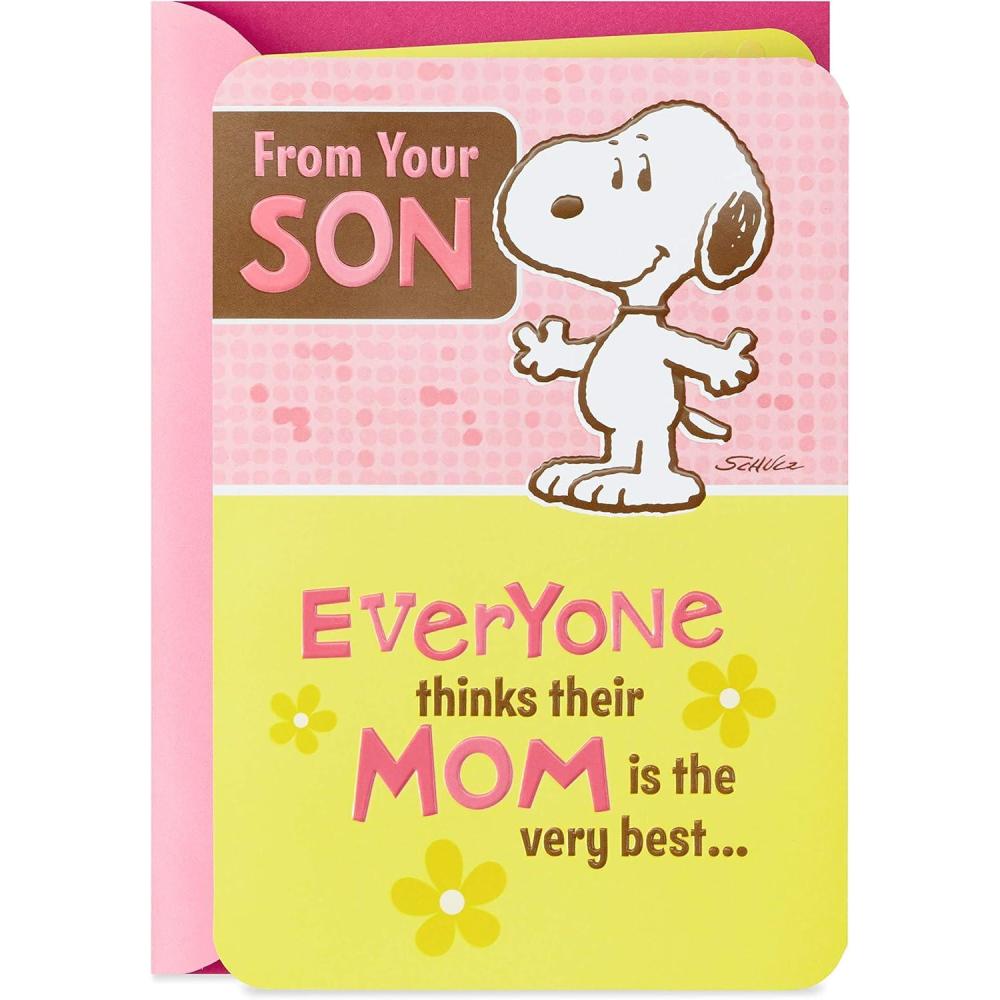 imageHallmark Funny Mothers Day Card from Son Snoopy