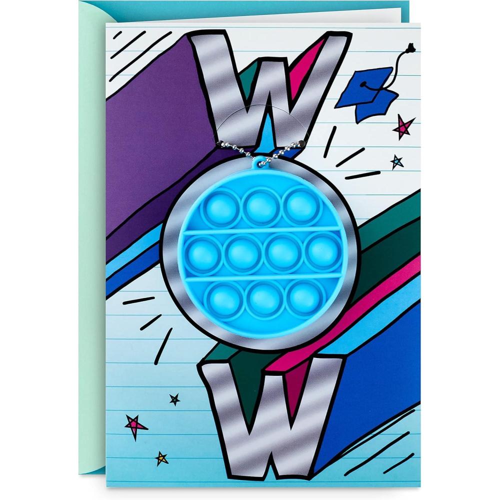 imageHallmark Graduation Card for Kids with Pop It Wow