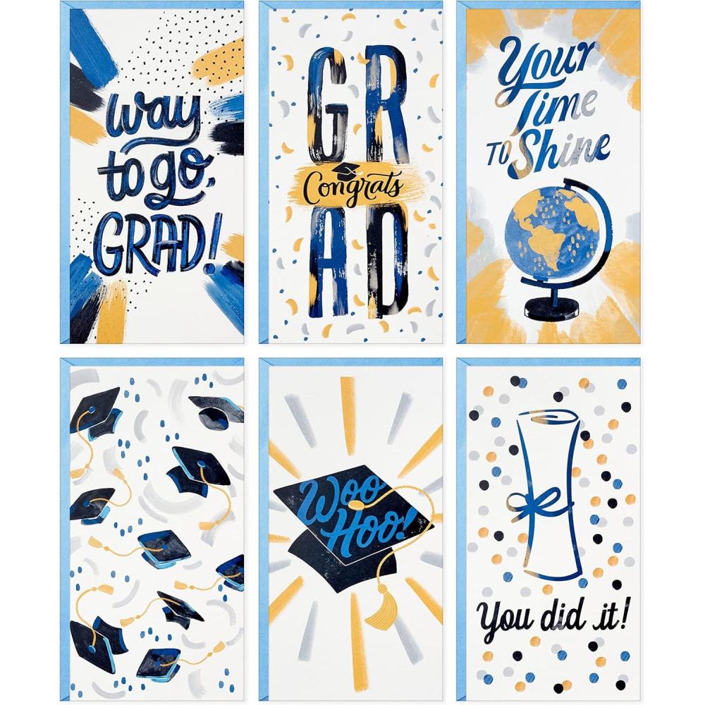 imageHallmark Graduation Money Holders or Gift Card Holders Assortment with Envelopes You Did It 36 Cards and EnvelopesYou Did It