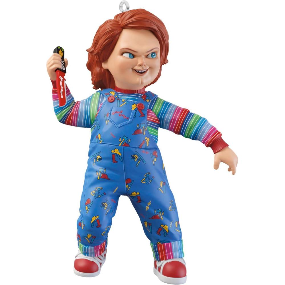 imageHallmark Keepsake Christmas Ornament 2025 Childs Play 2 Friend Til The End Chucky Gifts for Horror Movie FansChilds Play 2