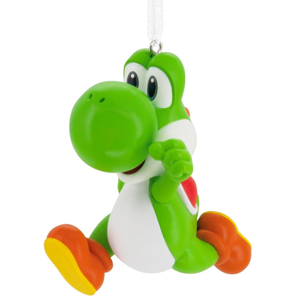 imageHallmark Nintendo Super Mario Yoshi Christmas OrnamentYoshi