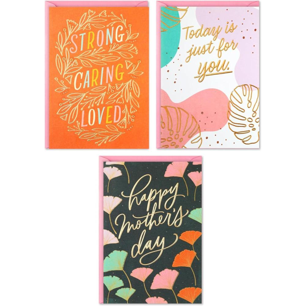 imageHallmark Pack of 3 Assorted Fathers Day Cards Wonderful DadsMothers Day  Todays for You