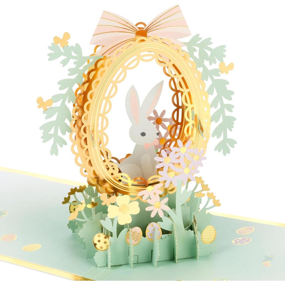 imageHallmark Paper Wonder Mothers Day PickaTitle Customizable PopUp Card Flower Cart for Birthdays Thinking of YouEaster Egg