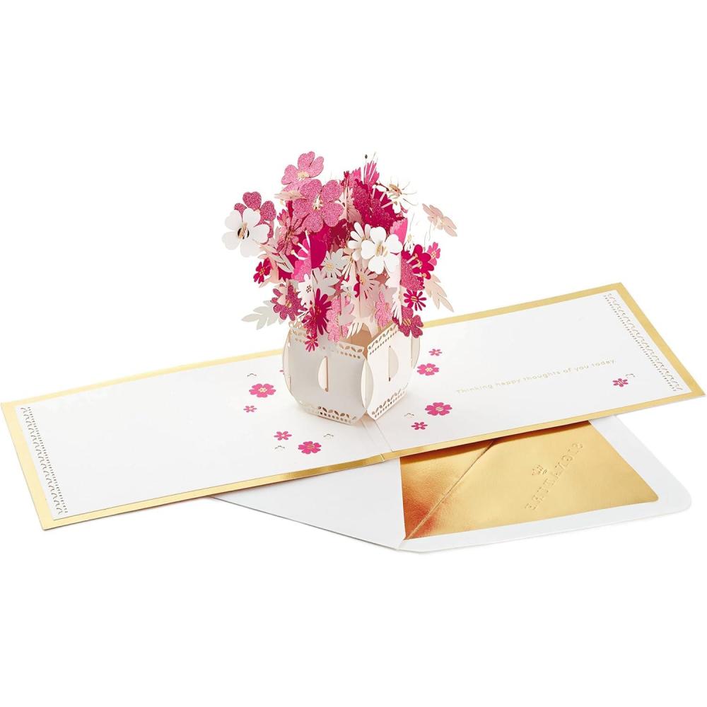 imageHallmark Paper Wonder Pop Up Birthday Card for Women Flower GarlandPop Up  Nurses Day Card  Teacher Appreciation  Healthcare Worker Gift