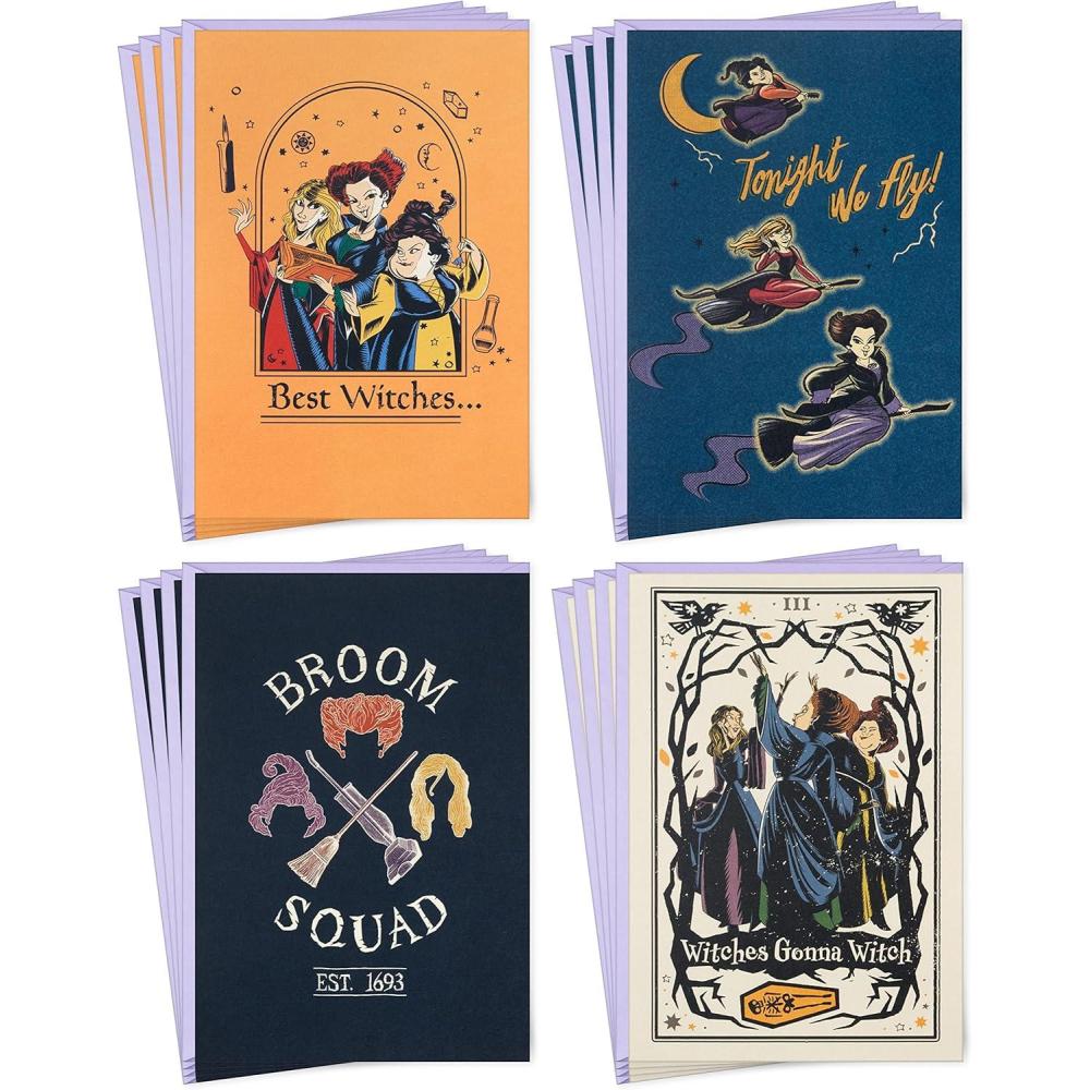 imageHallmark Peanuts Thanksgiving Cards Assortment Snoopy and Friends 16 Assorted Cards with EnvelopesHocus Pocus Assortment