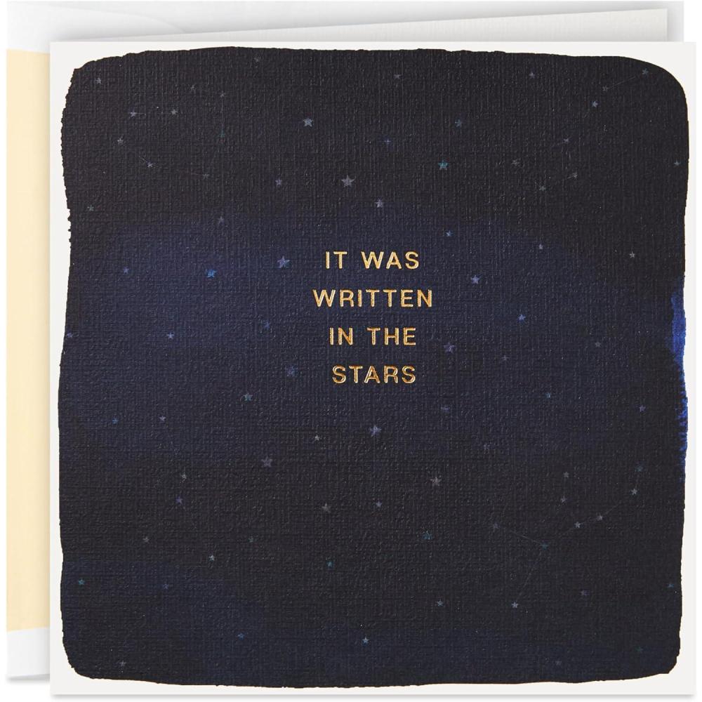 imageHallmark Signature Anniversary Card for Couple Couple GoalsWritten in the Stars