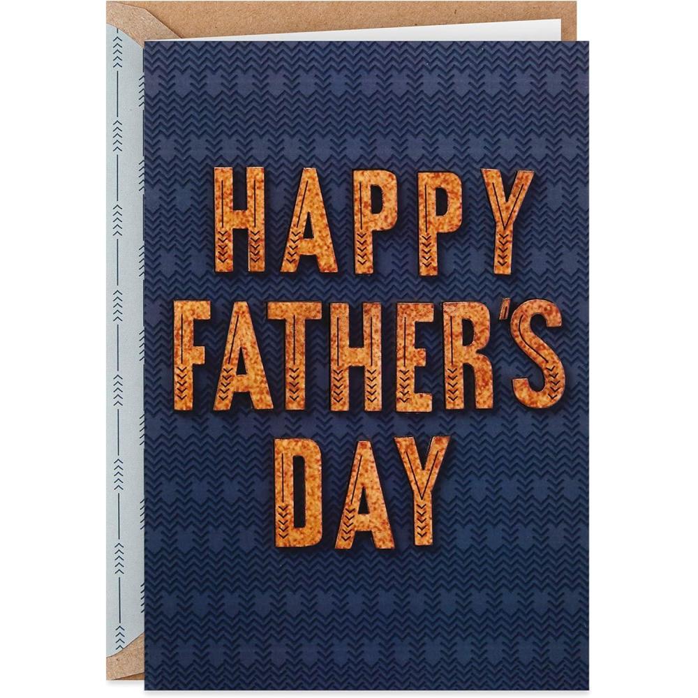 imageHallmark Signature Fathers Day Card Cork Lettering Thankful for You 799FFW9652Cork Lettering Thankful