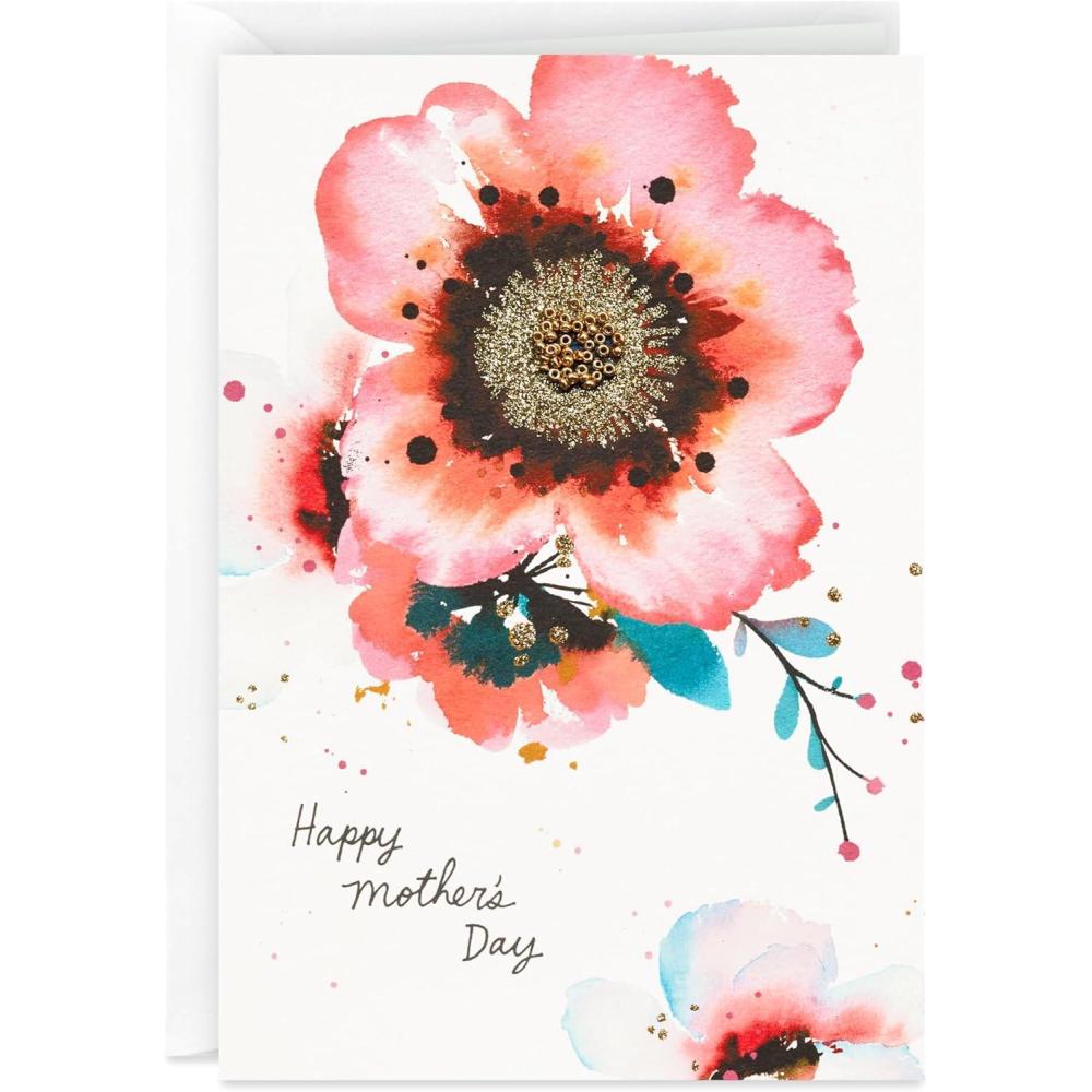 imageHallmark Signature Mothers Day Card Watercolor Flowers