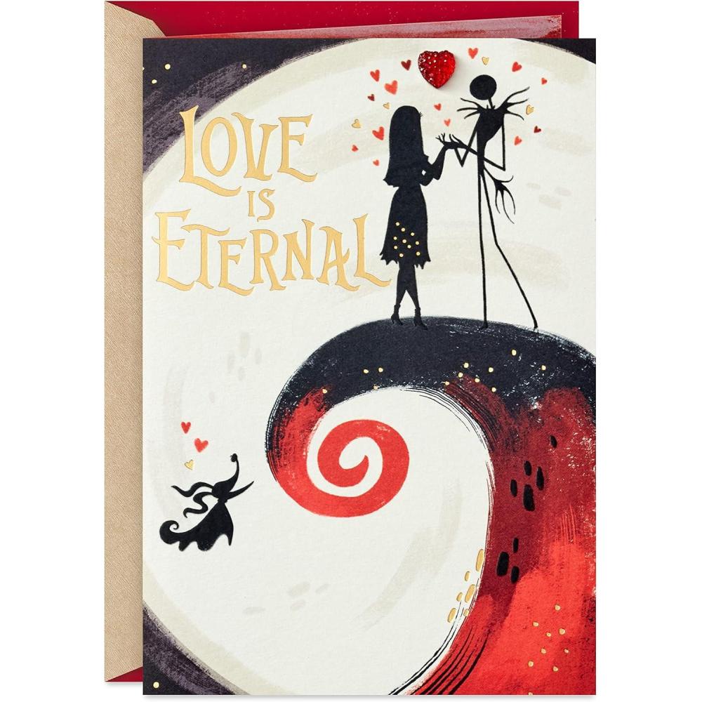 imageHallmark Signature Paper Wonder Nightmare Before Christmas Pop Up Valentines Day Card Jack ampamp Sally for Anniversary Love Romantic Birthday Sweetest DayNightmare Before Christmas  Love is Eternal