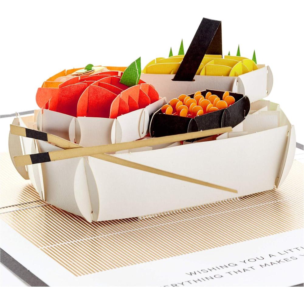 imageHallmark Signature Pop Up Mothers Day Card or Birthday Card for Women Her Wife ButterflyPop Up  Sushi  Everything That Makes You Happy