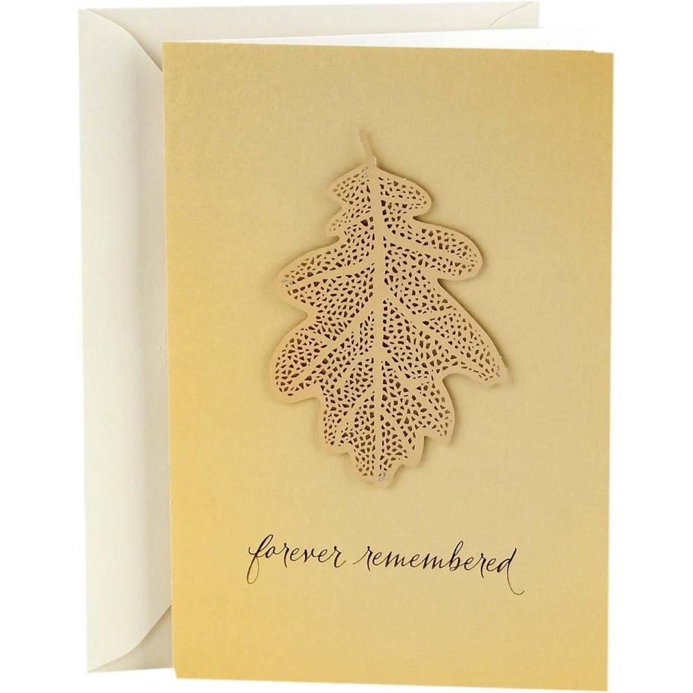imageHallmark Signature Sympathy Card Forever RememberedWhite