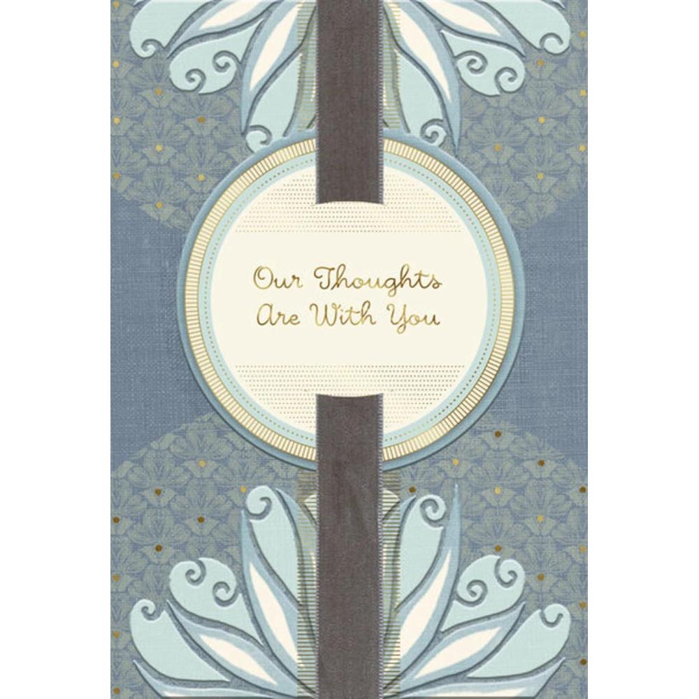 imageHallmark Sympathy Card from All Gold Foil TapestryGold Foil Tapestry
