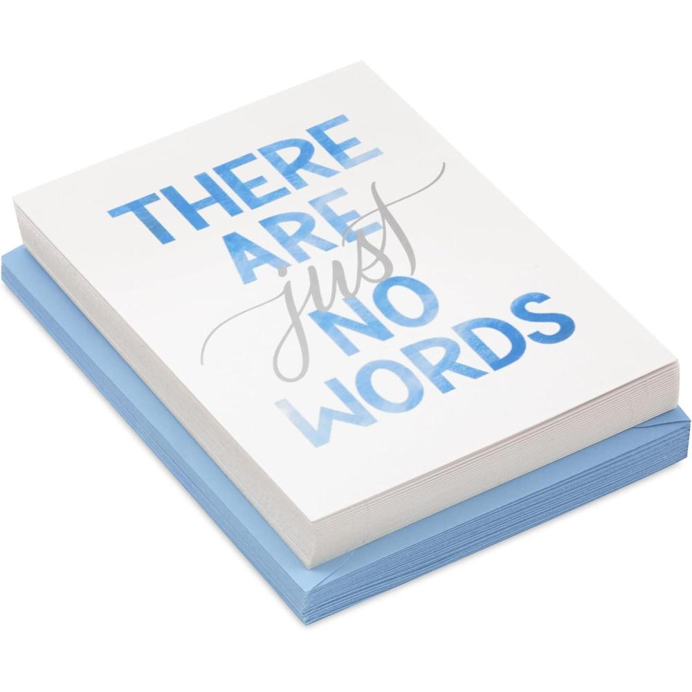 imageHallmark Sympathy Greeting Card For You and Your FamilyWhite Blue