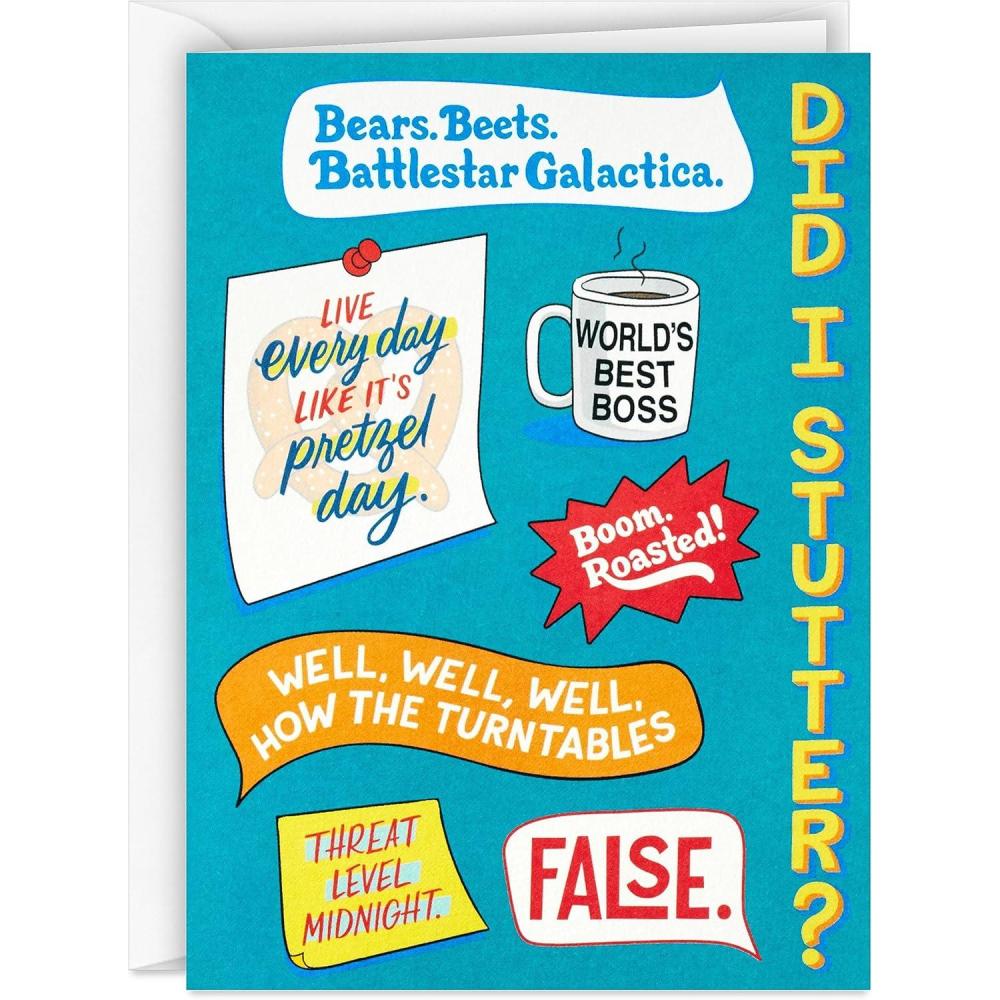 imageHallmark The Office Note Cards Funny Quotes 20 Blank Cards with Envelopes