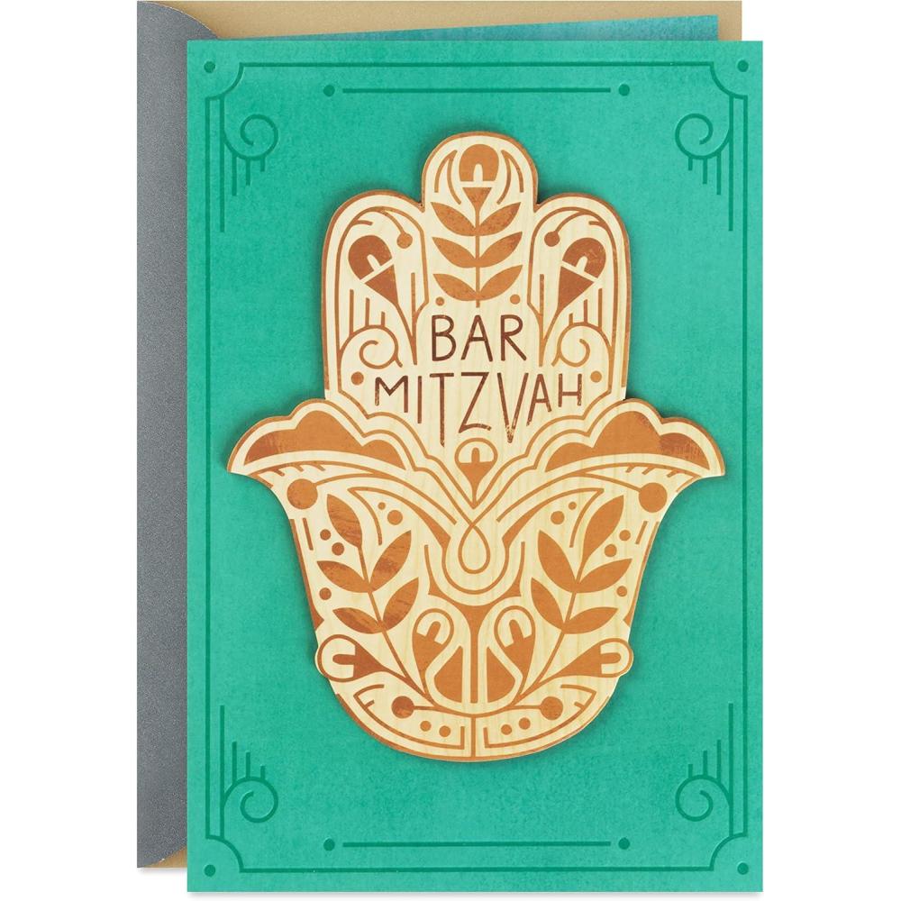 imageHallmark Tree of Life Bar Mitzvah Card HamsaHamsa