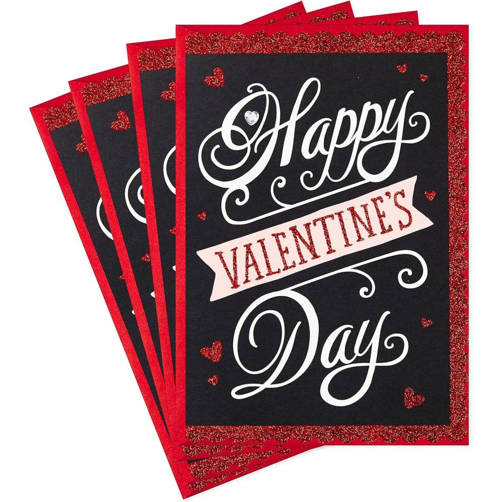 imageHallmark Valentines Day Cards Pack Heart 6 Valentine Cards with EnvelopesGalentines Day  4 Cards with Envelopes