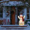 36 Inch Hallmark Keepsakes Christmas Snowtop Lodge Snowman Holiday Outdoor LED Yard Decor